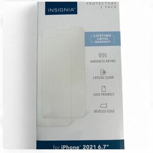 🆕 2 glasses screen protector for iPhone 13 Pro Max
